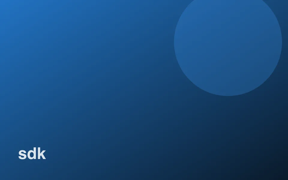 Developer SDK announcement